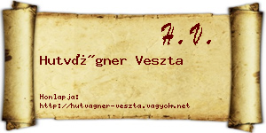 Hutvágner Veszta névjegykártya